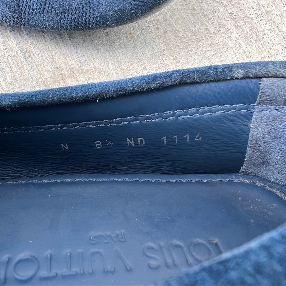 Louis Vuitton Blue Loafers - Picture 11 of 12